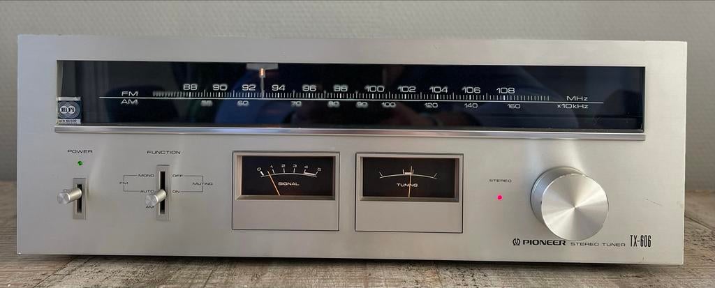 Pioneer TX-606 - Fraaie vintage tuner, Ophalen of Verzenden, Gebruikt, Analoog