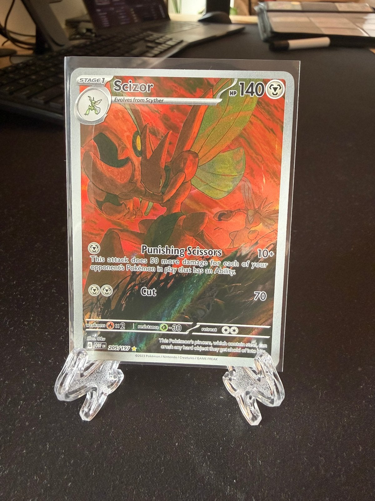 Scizor (OBF 205), Ophalen of Verzenden, Zo goed als nieuw