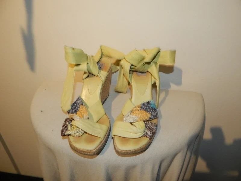 Missoni sandalen zacht leer wikkel banden aztec band 38, Overige kleuren, Verzenden, Sandalen of Muiltjes, Zo goed als nieuw