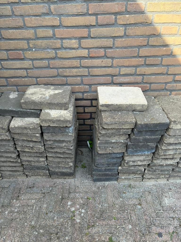 Stenen, Tuin en Terras, Tegels en Klinkers, Ophalen, Gebruikt, Beton, Overige typen
