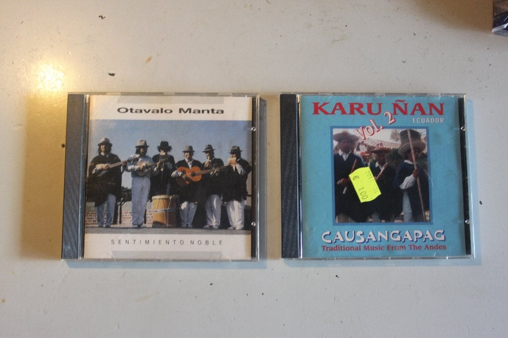 600t - 2 cds - otavalo manta - sentimiento noble / karu nan, Ophalen of Verzenden, Gebruikt