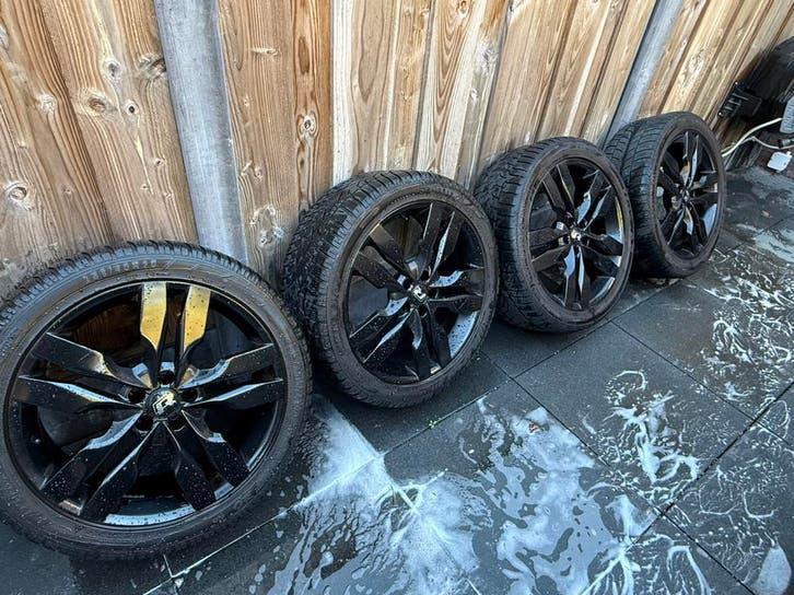 20 inch zwarte suzuka velgen R-Line, Auto-onderdelen, Banden en Velgen, Ophalen, Gebruikt, 265 mm, Banden en Velgen