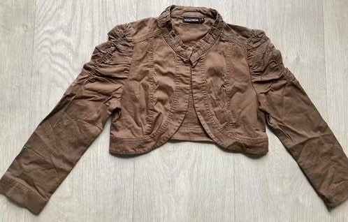 Bruin kort Jasje Maat S van Royal Chicks (the sting), Kleding | Dames, Maat 38/40 (M), The Sting, Bruin, Ophalen of Verzenden