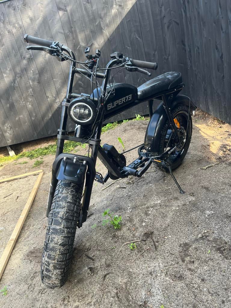 SUPER73 S2 E-bike “Black Edtion”, Gebruikt, 51 tot 55 cm, 50 km per accu of meer, Ophalen