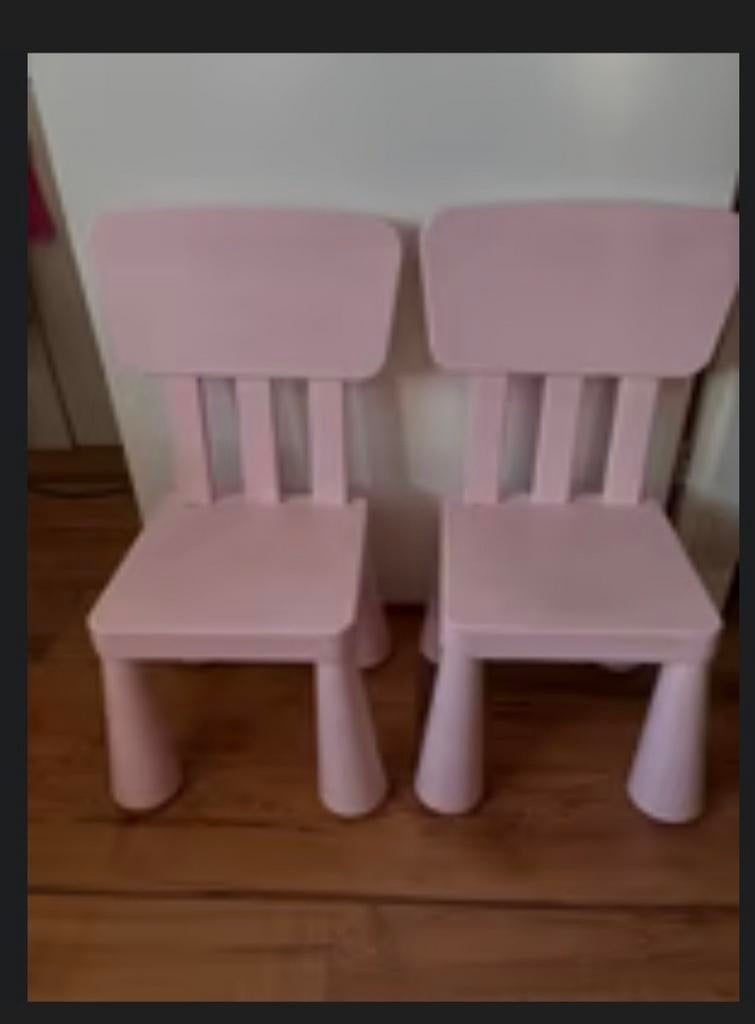 GEZOCHT!  2 roze kinderstoeltjes - ideaal voor peuters, Ophalen of Verzenden, Overige typen