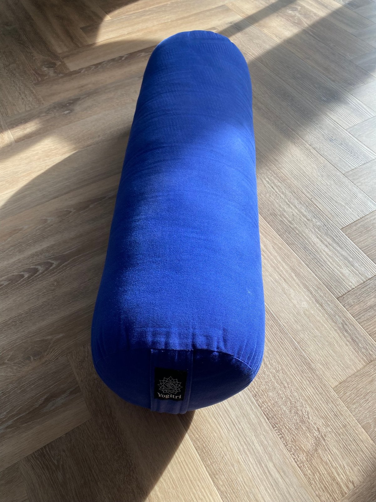 Yoga bolster konings blauw, Sport en Fitness, Yoga en Pilates, Ophalen, Gebruikt, Overig