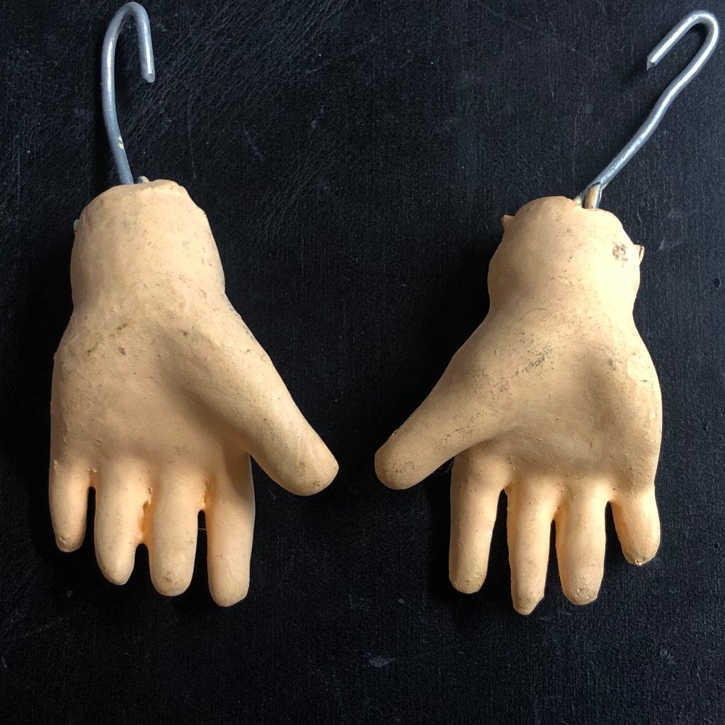 Poppenhandjes, handjes voor antieke Franse pop, o.a. Jumeau, Verzamelen, Poppen, Verzenden, Gebruikt, Accessoires