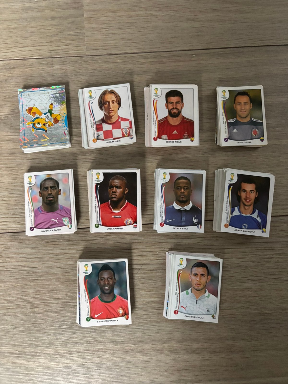 460 plaatjes Panini Wk 2014, Hobby en Vrije tijd, Stickers en Plaatjes, Ophalen of Verzenden, Gebruikt, Meerdere plaatjes