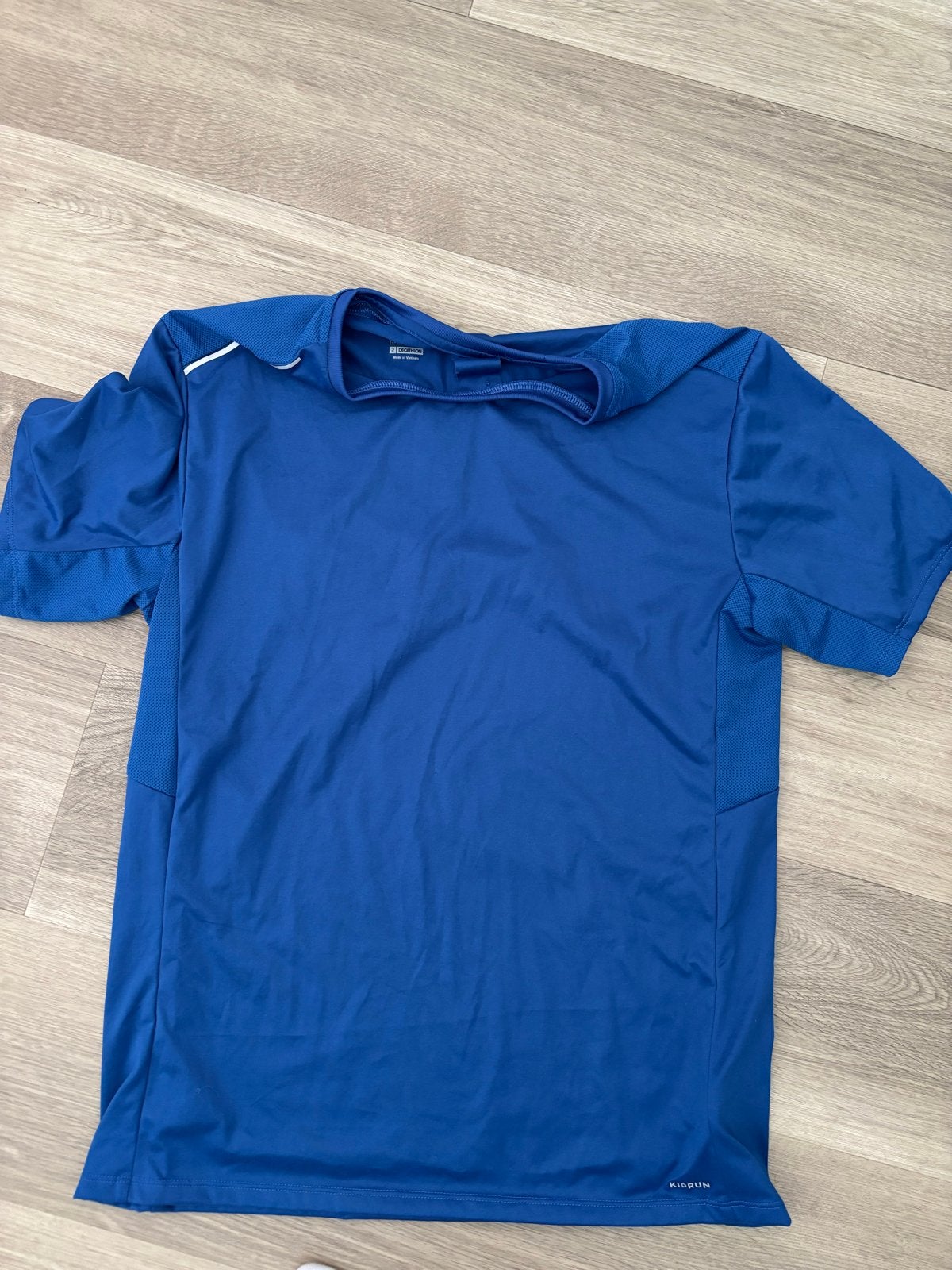 Blauw sportshirt Kiprun, maat M, Ophalen of Verzenden, Zo goed als nieuw, Hardlopen of Fietsen, Maat 48/50 (M)