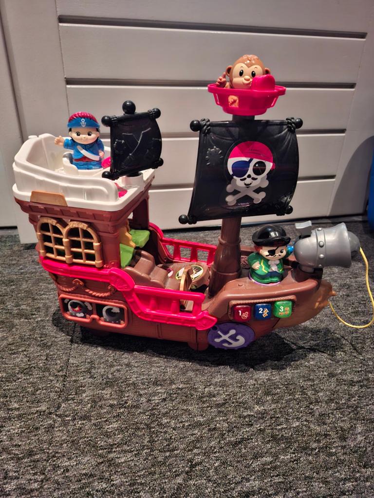 VTech Toet Toet Piratenboot met figuren, Ophalen of Verzenden, Gebruikt, Ontdekken, Met licht