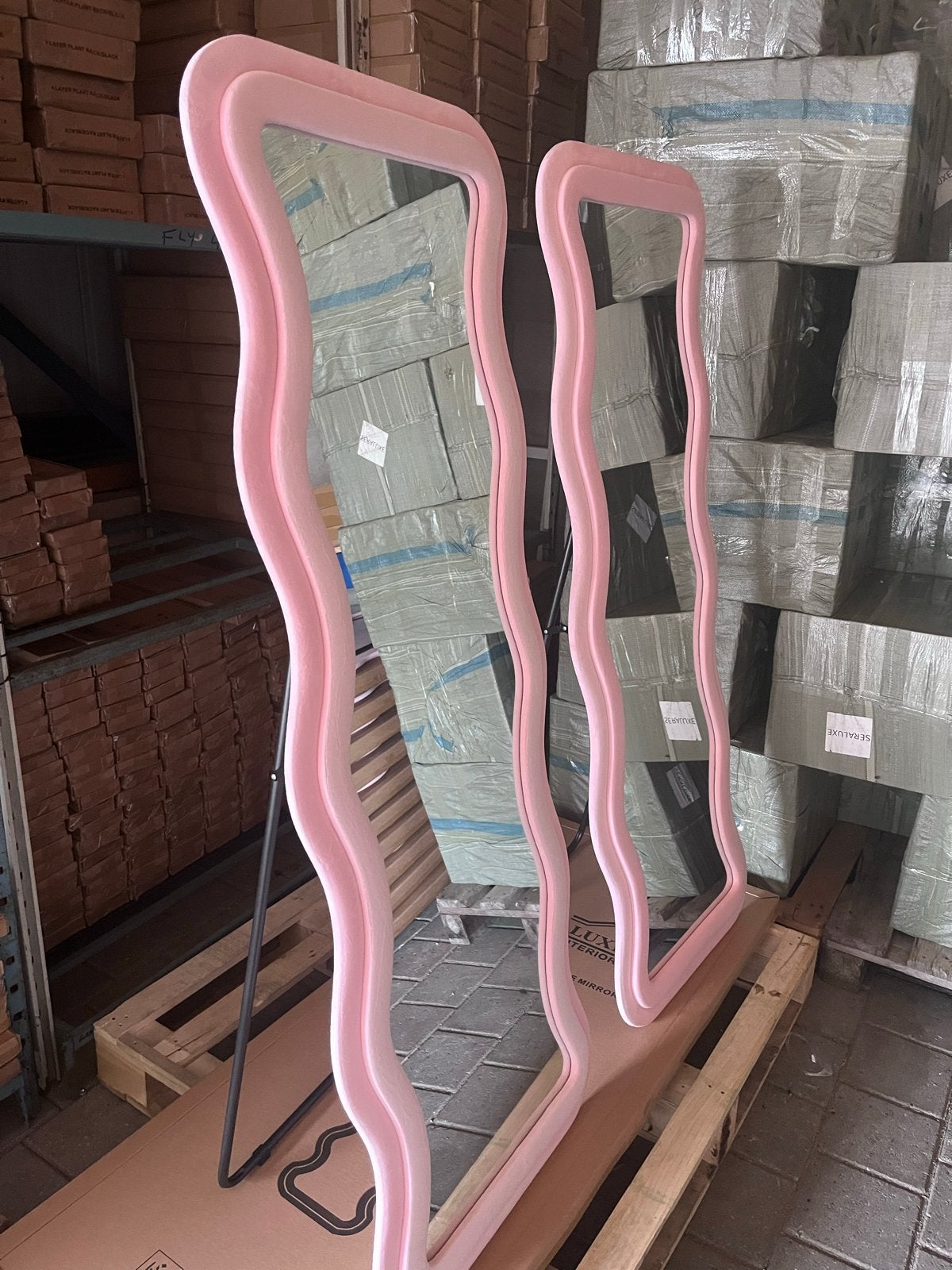 Teddy Wave Spiegel 160x60 CM - 70% KORTING - OP=OP!, Huis en Inrichting, 7021br, Nieuw, Ophalen of Verzenden, Sera@live.nl
