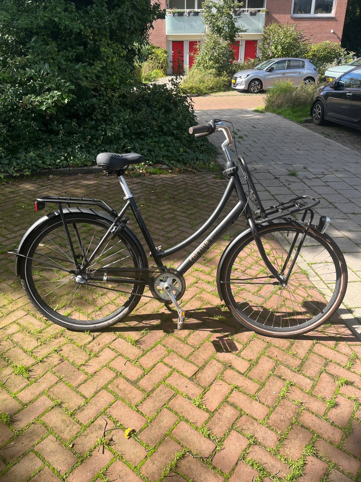 Dames oma fiets Cortina U4 transport 28 inch, Ophalen, Terugtraprem, Versnellingen, 53 tot 56 cm