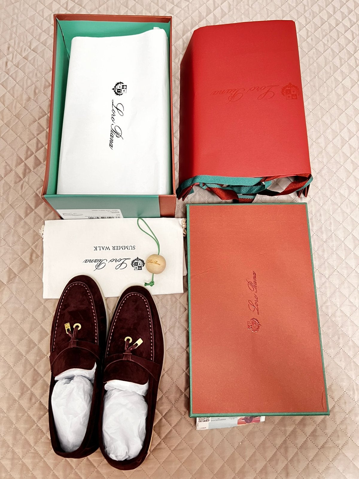 Dames loafers – Dark Burgundy/ of Creme – maat 39, Ophalen of Verzenden, Nieuw, Rood, Instappers