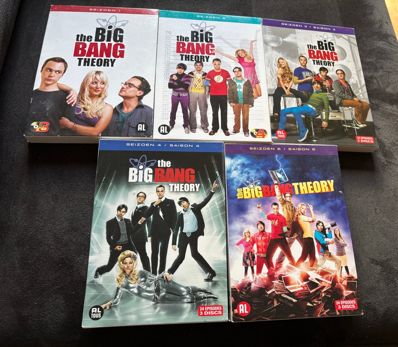 The Big Bang Theory DVD Boxsets Seizoen 1-5, Cd's en Dvd's, Nederlands, Ophalen of Verzenden, Komedie, Vanaf 6 jaar