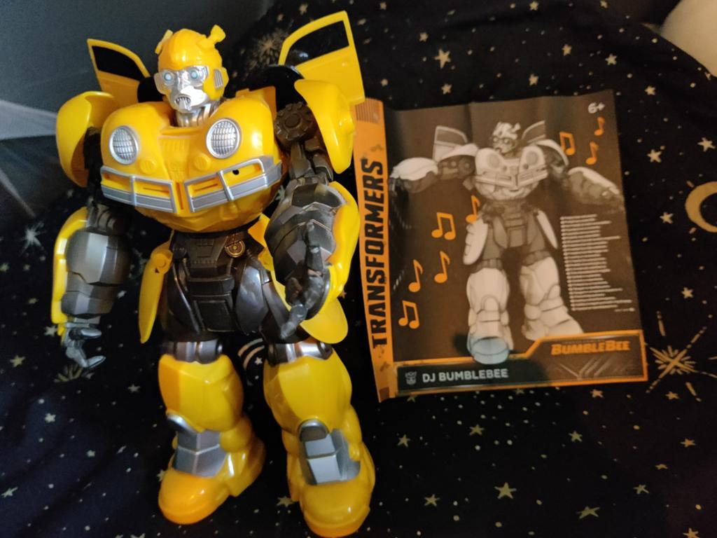 Transformers DJ Bumblebee actiefiguur, Ophalen of Verzenden, Zo goed als nieuw