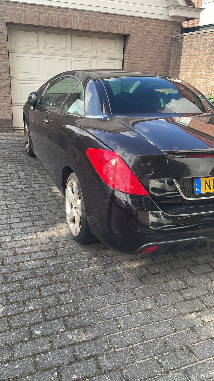 Peugeot 308 1.6 THP CC 2010 Zwart, Voorwielaandrijving, 1490 kg, Cabriolet, 4 stoelen