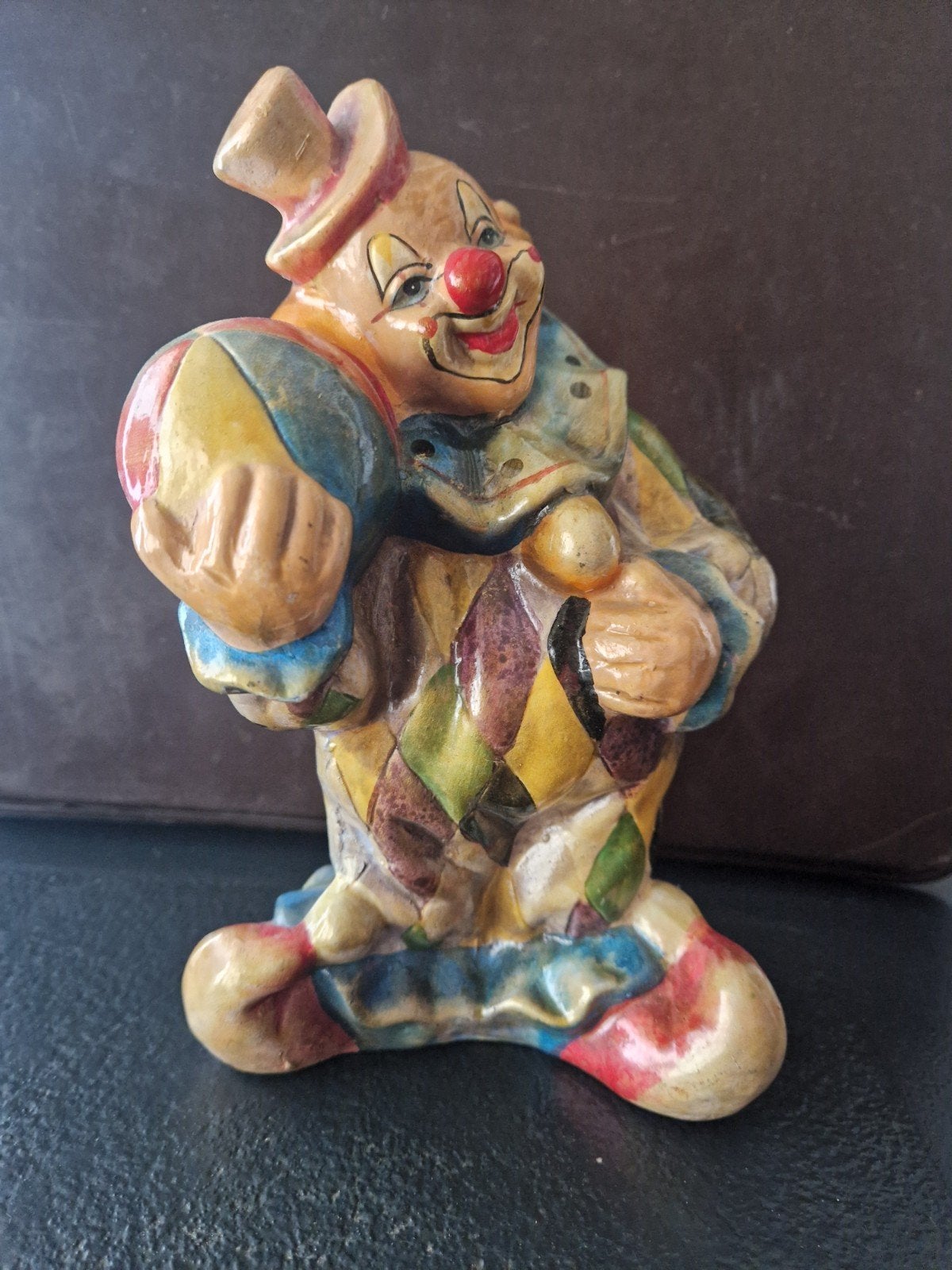 porseleine clown, Ophalen of Verzenden, Gebruikt
