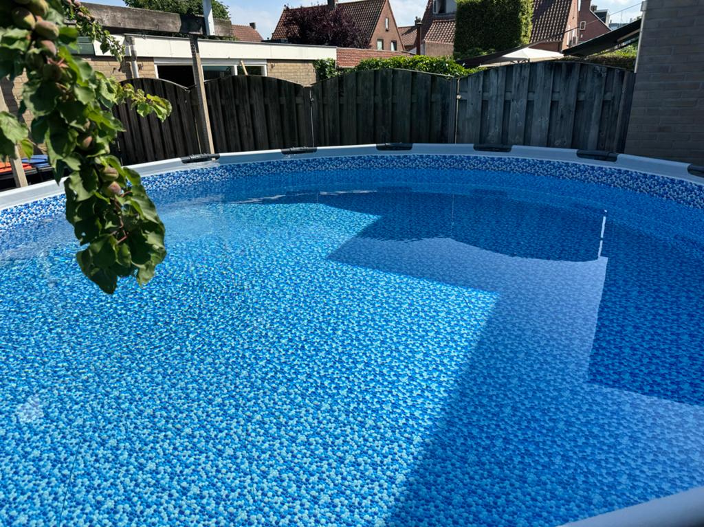 Bestway Steel Pro MAX Zwembad Ø 457 x 122 cm, Tuin en Terras, Zwembaden, Gebruikt, Rond, 300 cm of meer, Ophalen