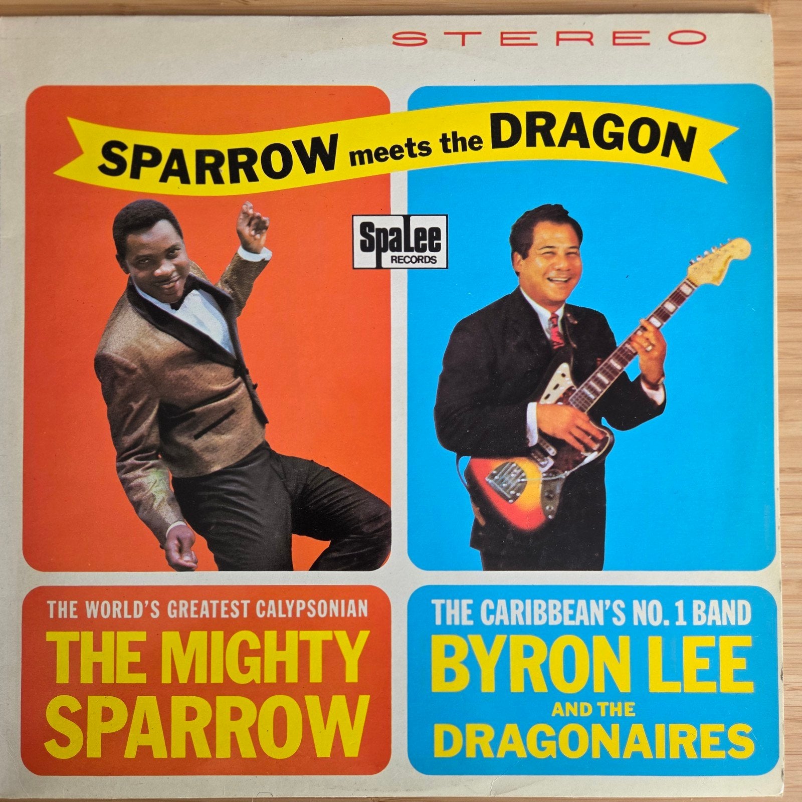The Mighty Sparrow, Byron Lee ...  - Sparrow Meets Dragon LP, Ophalen of Verzenden, LP