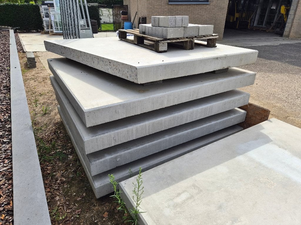 Betonplaten / Stelconplaten 200x200x14 Nieuw, Ophalen, Overige typen, Nieuw, 10 m² of meer