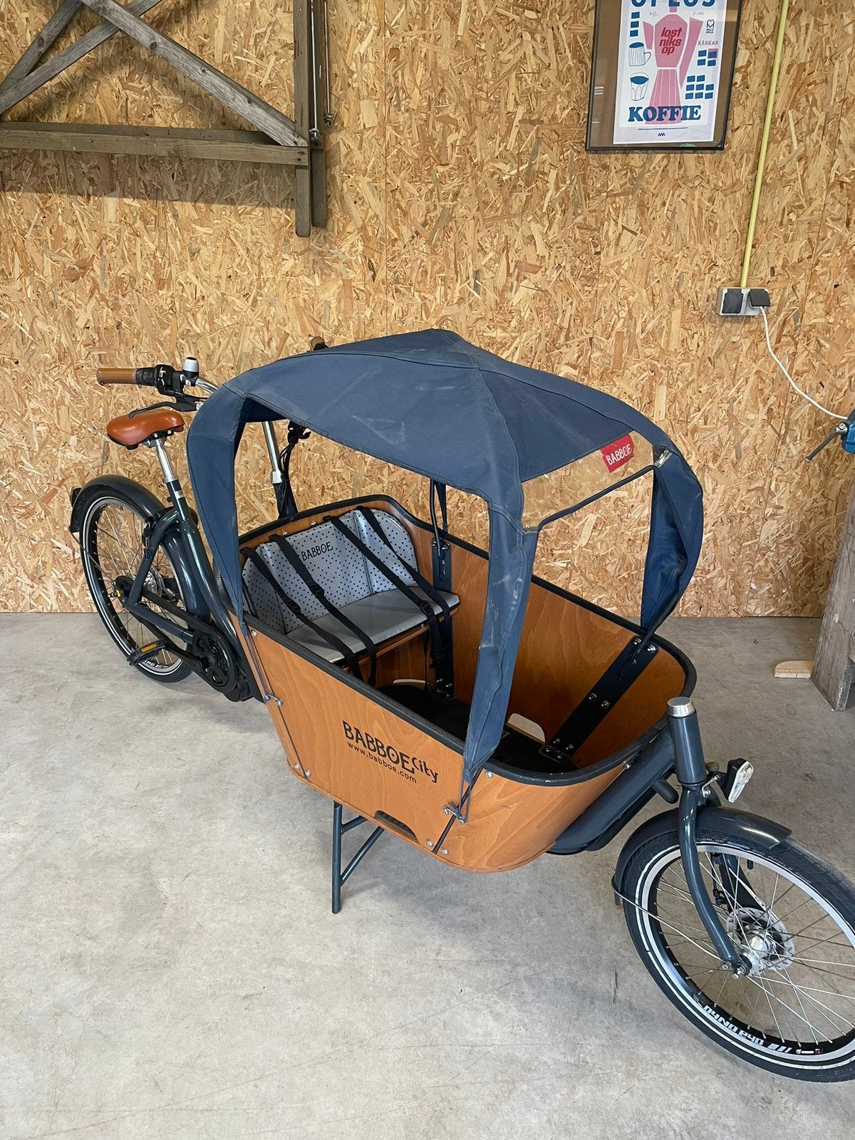 Elektrische bakfiets, 4 kinderen of meer, Gebruikt, Huif, Ophalen