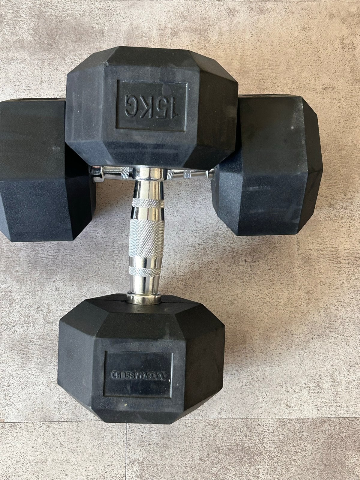 Crossmaxx Dumbbell 15KG - Diverse Gewichten Beschikbaar, Ophalen, Zo goed als nieuw, Armen, Dumbbell