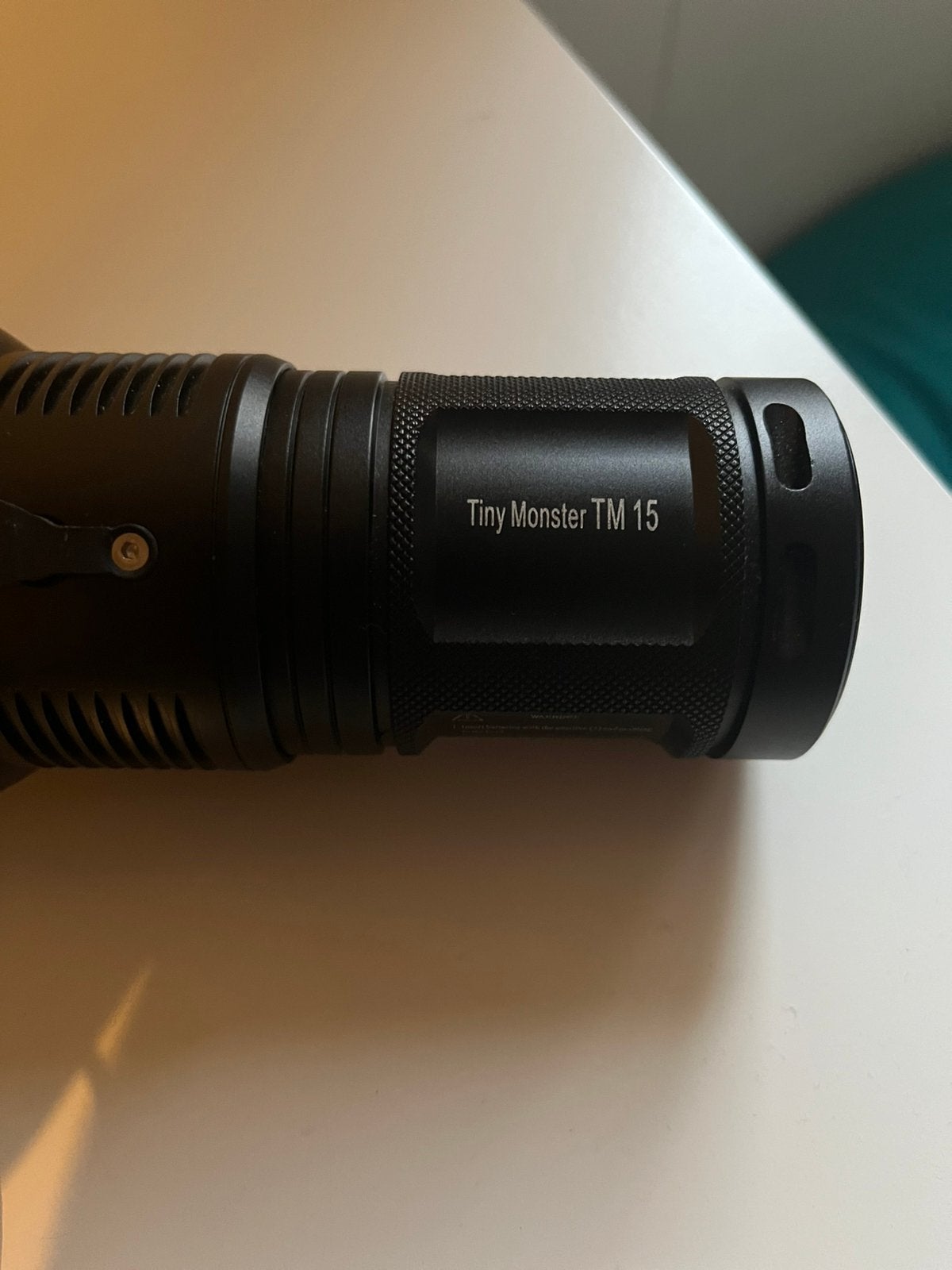 Nitecore TM15 zaklamp inclusief oplaadbare batterijen, Ophalen of Verzenden, Zo goed als nieuw, Batterij