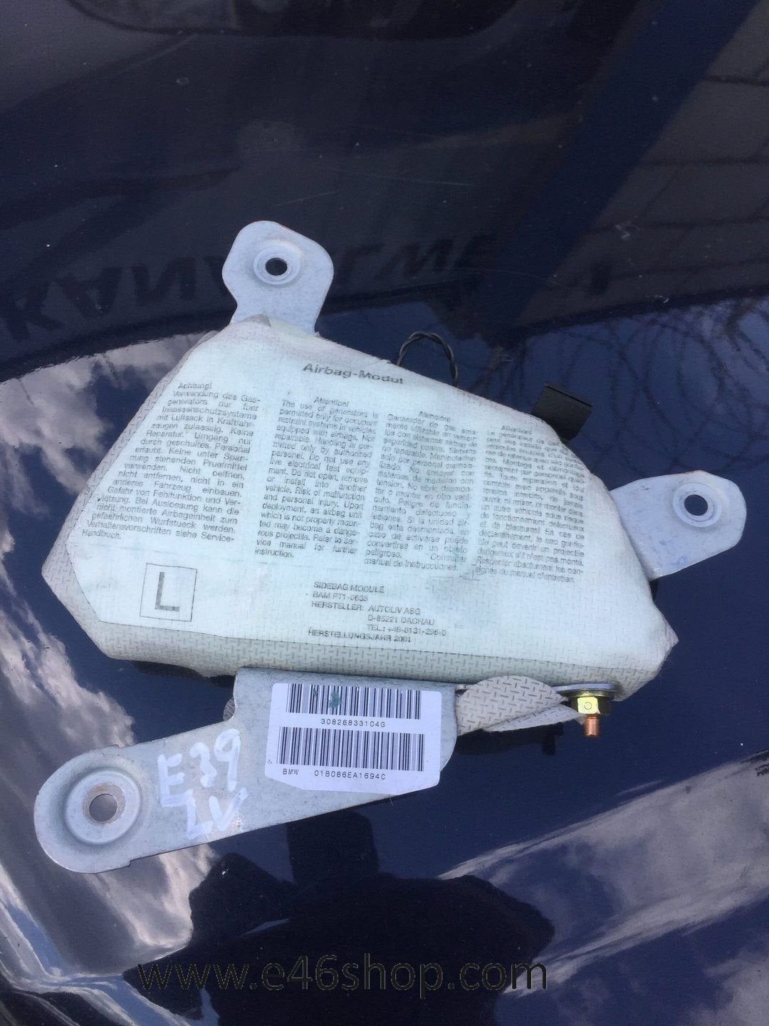 Airbag BMW E39 linker voor deur bestuurder kant dus, Gebruikt, -, -, Ophalen of Verzenden
