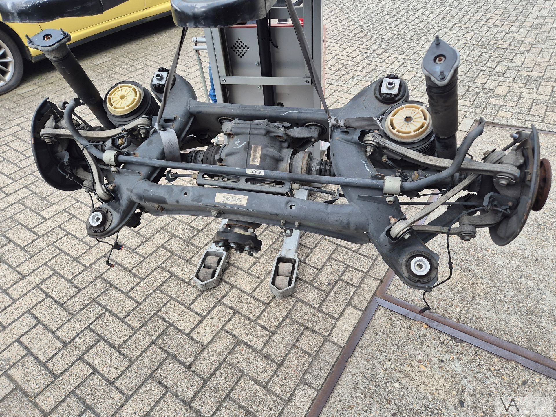 Achteras met differentieel van Mercedes CLS AMG W218 11 - 18, Auto-onderdelen, Transmissie en Toebehoren, Gebruikt, -, Ophalen of Verzenden
