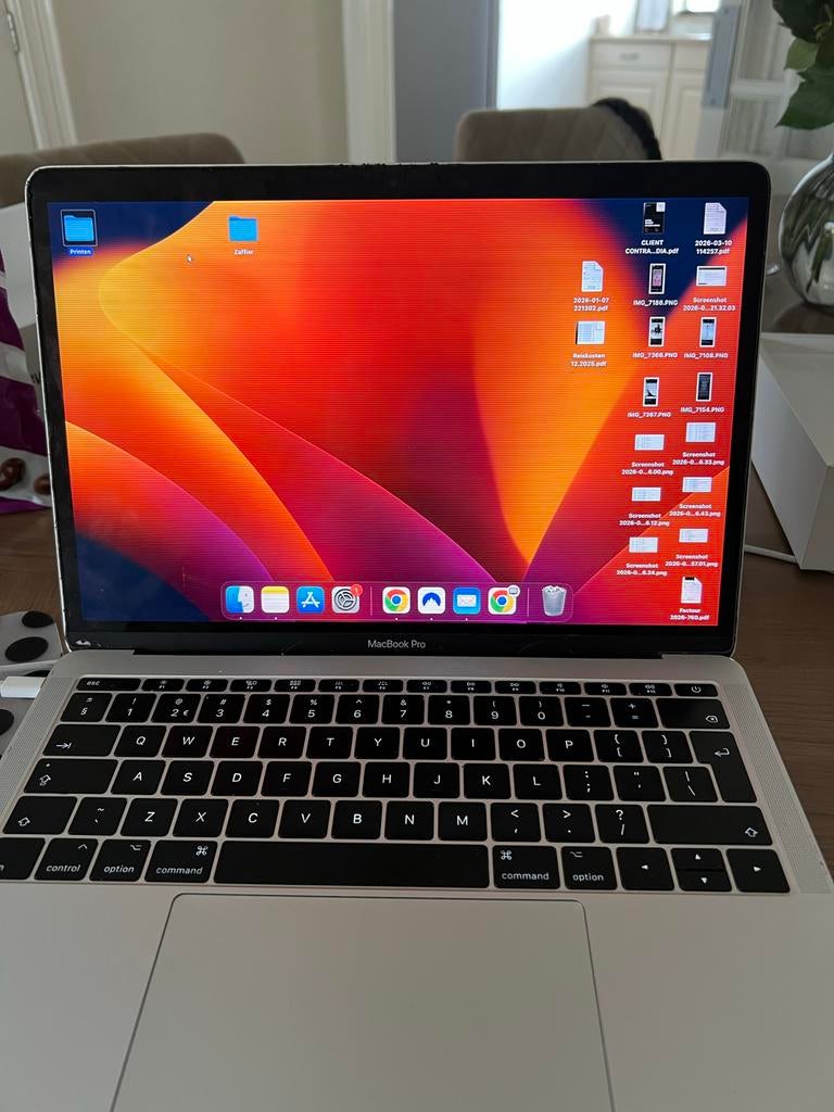 Macbook Pro A1708 2017 met schermproblemen, Computers en Software, Apple Macbooks, Qwerty, 13 inch, Niet werkend, Onbekend