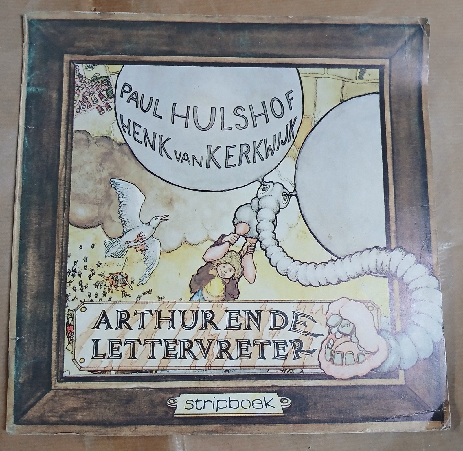 Arthur en de Lettervreter - Kinderboekenweek 1973, Eén stripboek, Ophalen of Verzenden, Gelezen