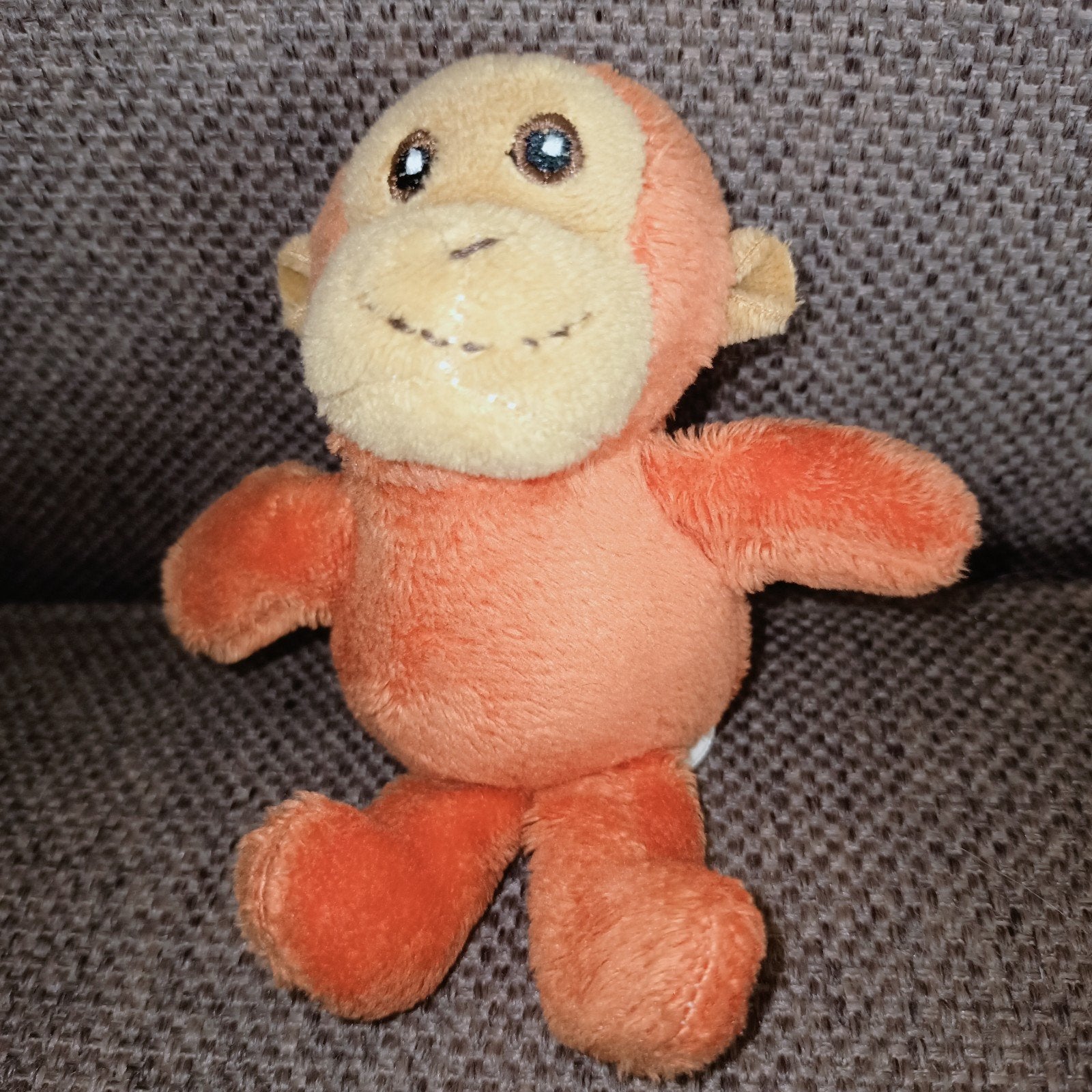 Nature planet oranje aapje. 12 cm., Oranje, Overige merken, Ophalen of Verzenden, Zo goed als nieuw