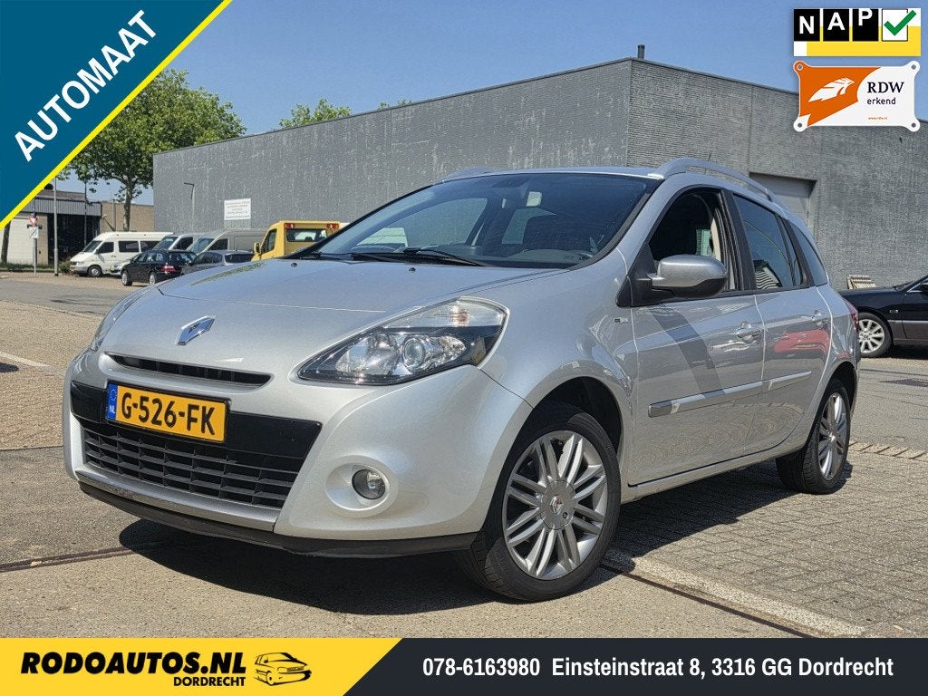 Renault Clio Estate 1.6-16V Night & Day Automaat ✅, Euro 5, 535 kg, Gebruikt, 4 cilinders