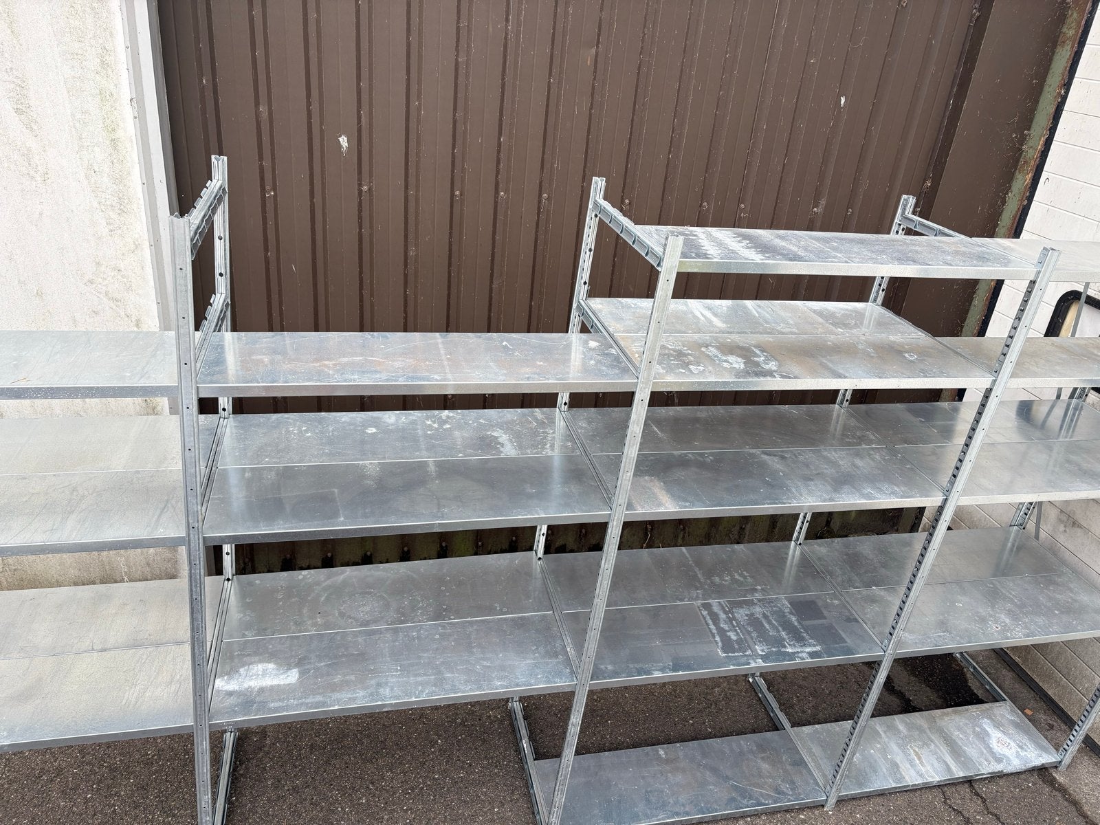 Metalen magazijnstellingen, Doe-het-zelf en Verbouw, Metalen, Ophalen, Gebruikt, Aluminium