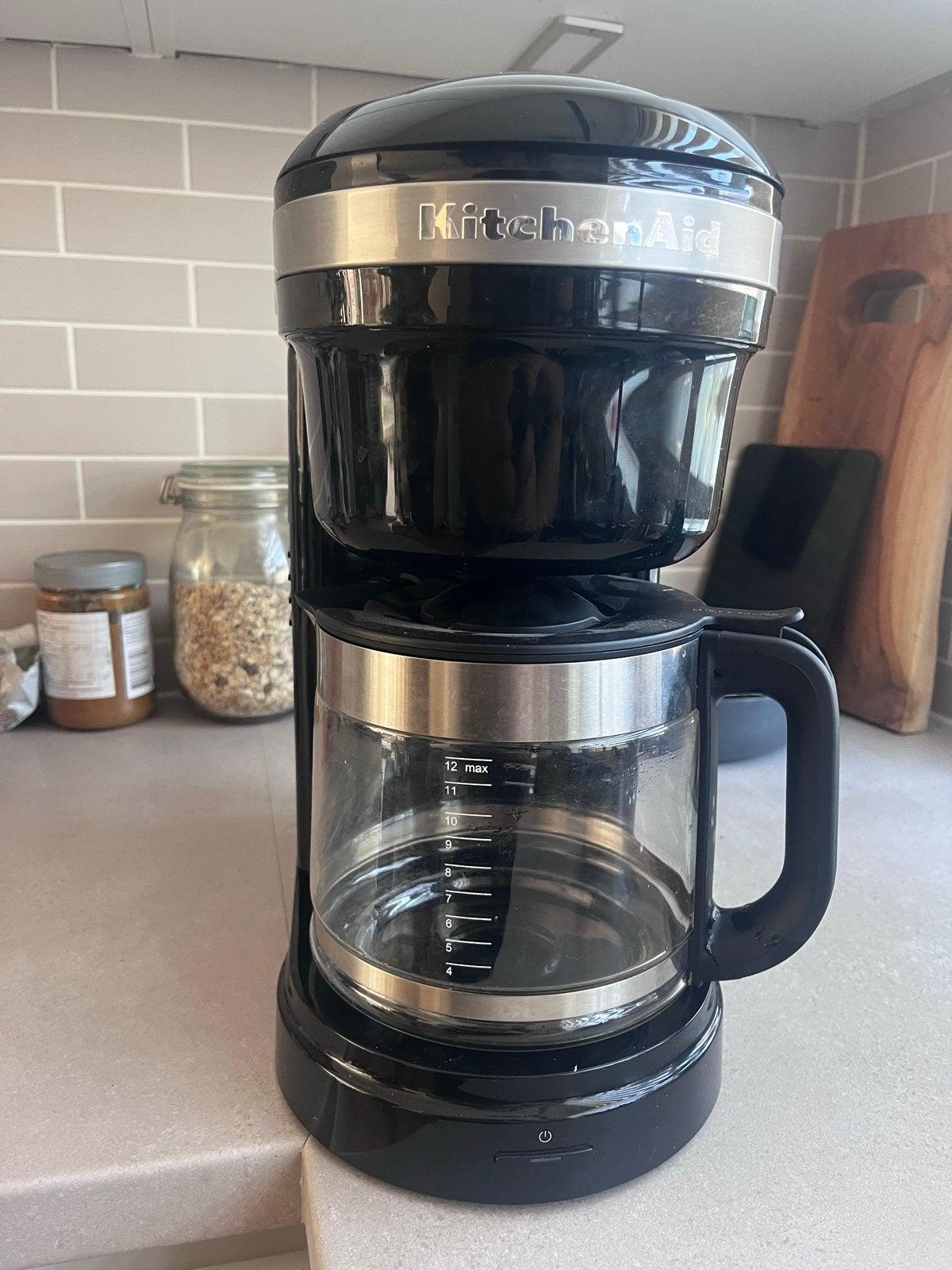 KitchenAid Drip-koffiezetapparaat 5KCM1208EOB Onyx Zwart, Ophalen, Afneembaar waterreservoir, Gebruikt, 10 kopjes of meer