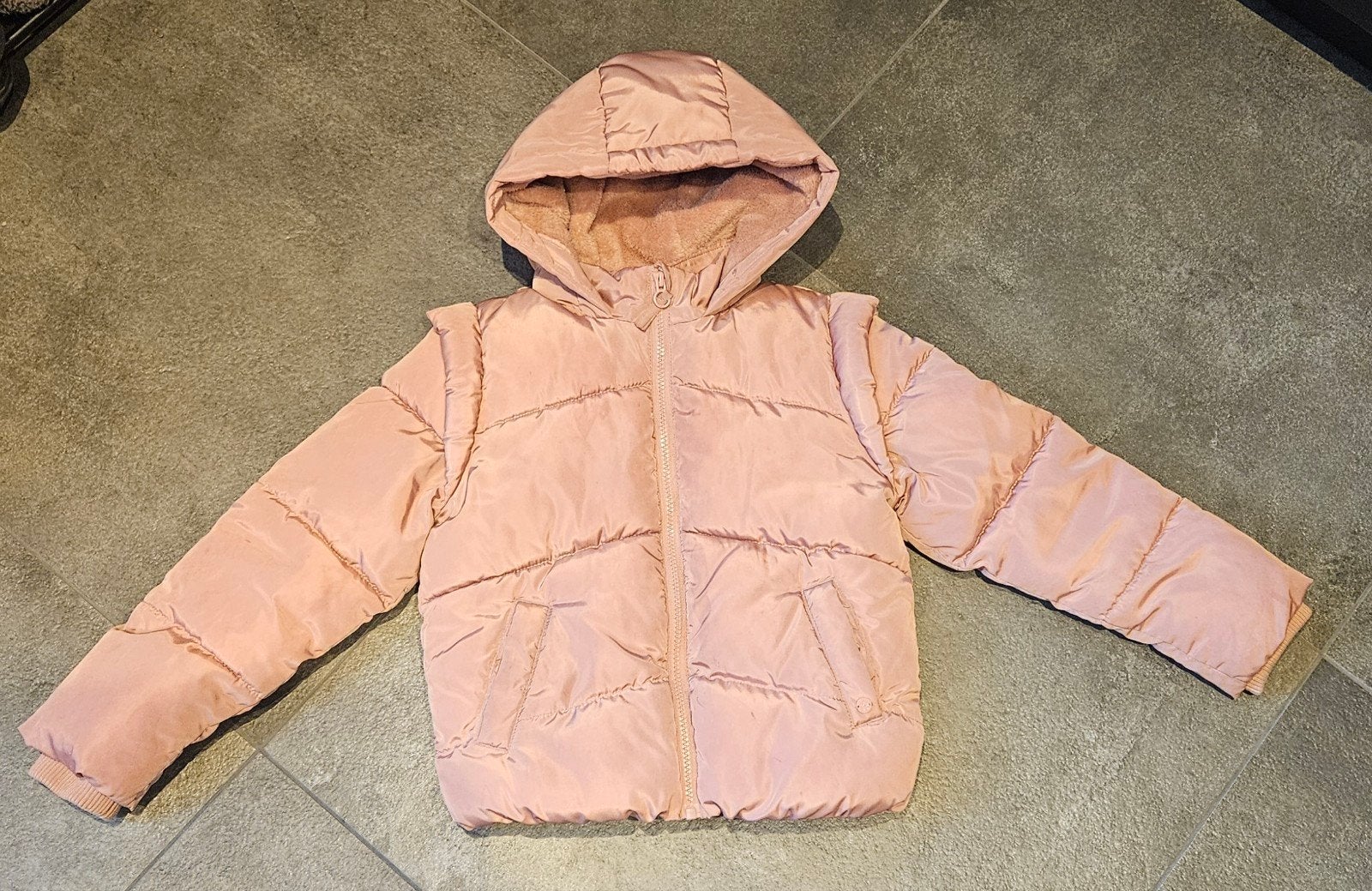 Roze meisjes winterjas WE maat 122/128, Ophalen of Verzenden, Gebruikt, WE, Meisje