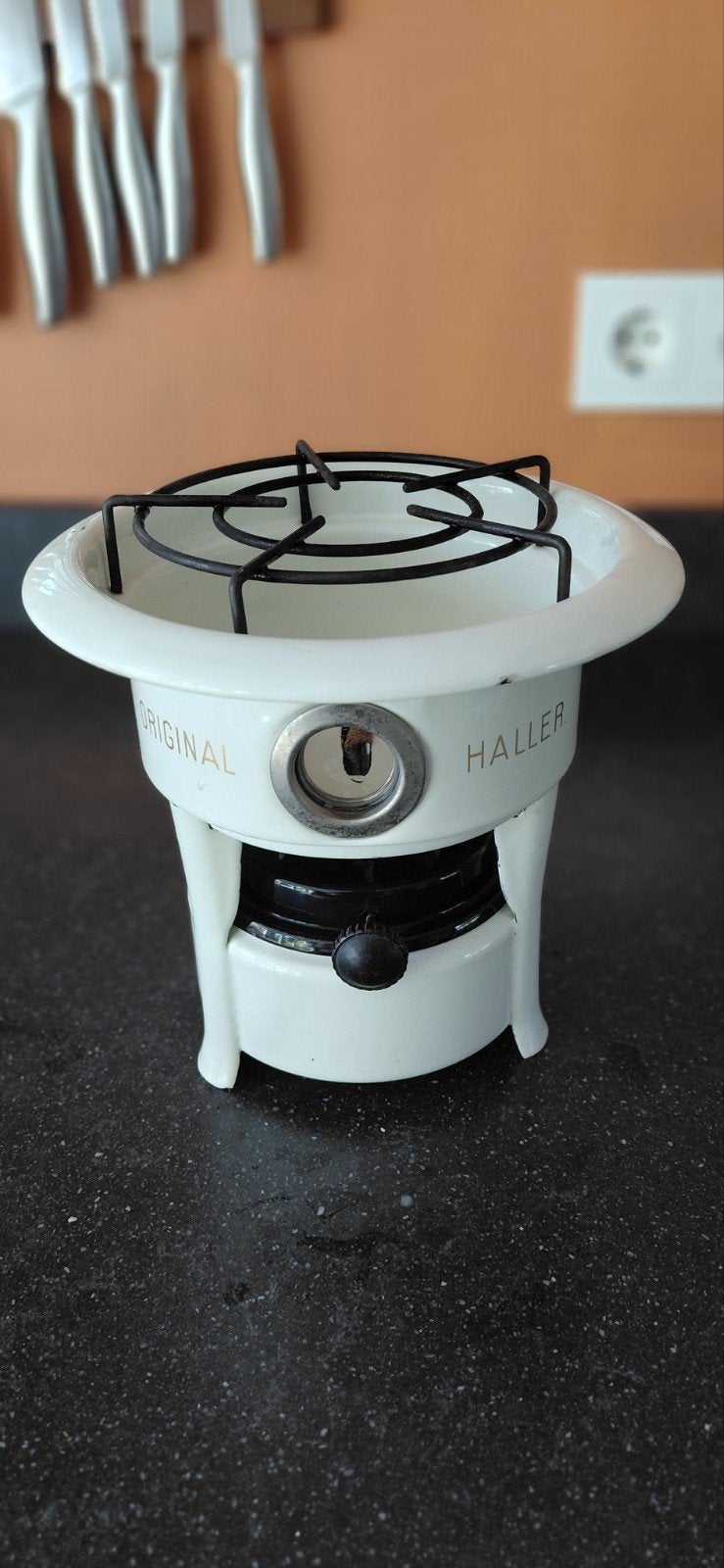 Vintage Original Haller petroleumbrander, Ophalen of Verzenden