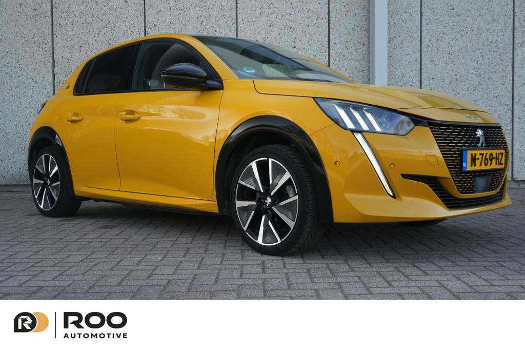 Peugeot E-208 EV Allure 50 kWh GT PACK BTW/Camera/cruise/sto, 136 pk, Gebruikt, Overige kleuren, 136 min