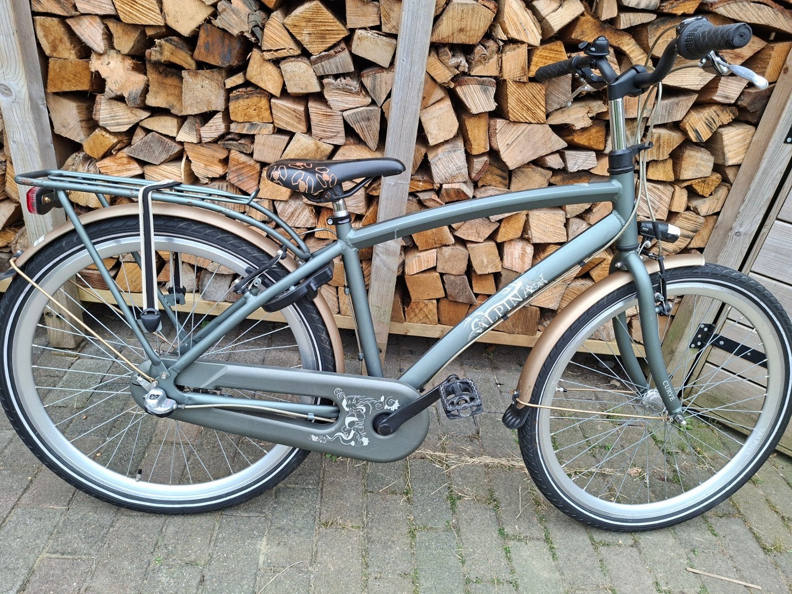 Alpina fiets 26inch met lichte gebruiksporen, 20 inch of meer, Gebruikt, Velgrem, Ophalen