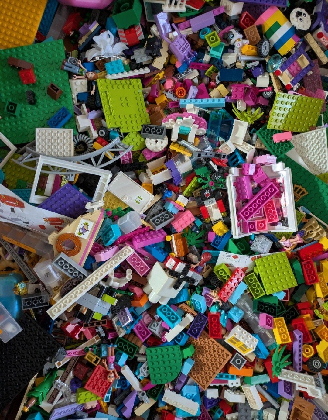 Grote koffer vol Lego en Lego sets (ca. 15 sets, 14+ kg), Ophalen of Verzenden, Gebruikt