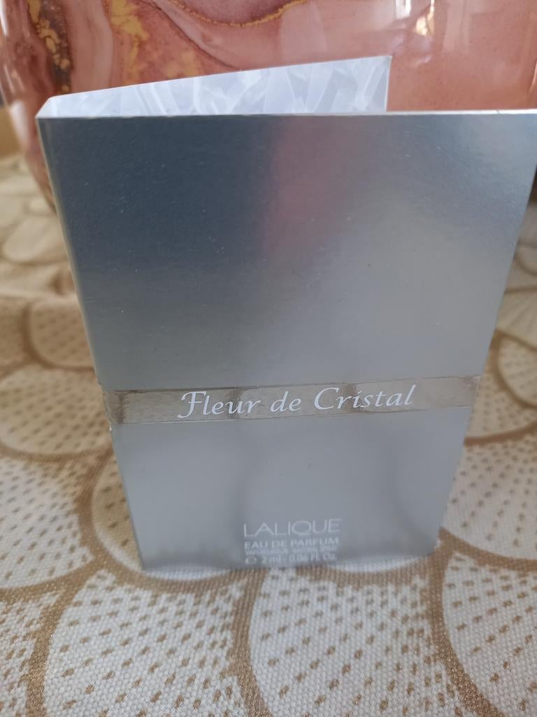 Proefje Fleur de Cristal Lalique, Ophalen of Verzenden, Nieuw