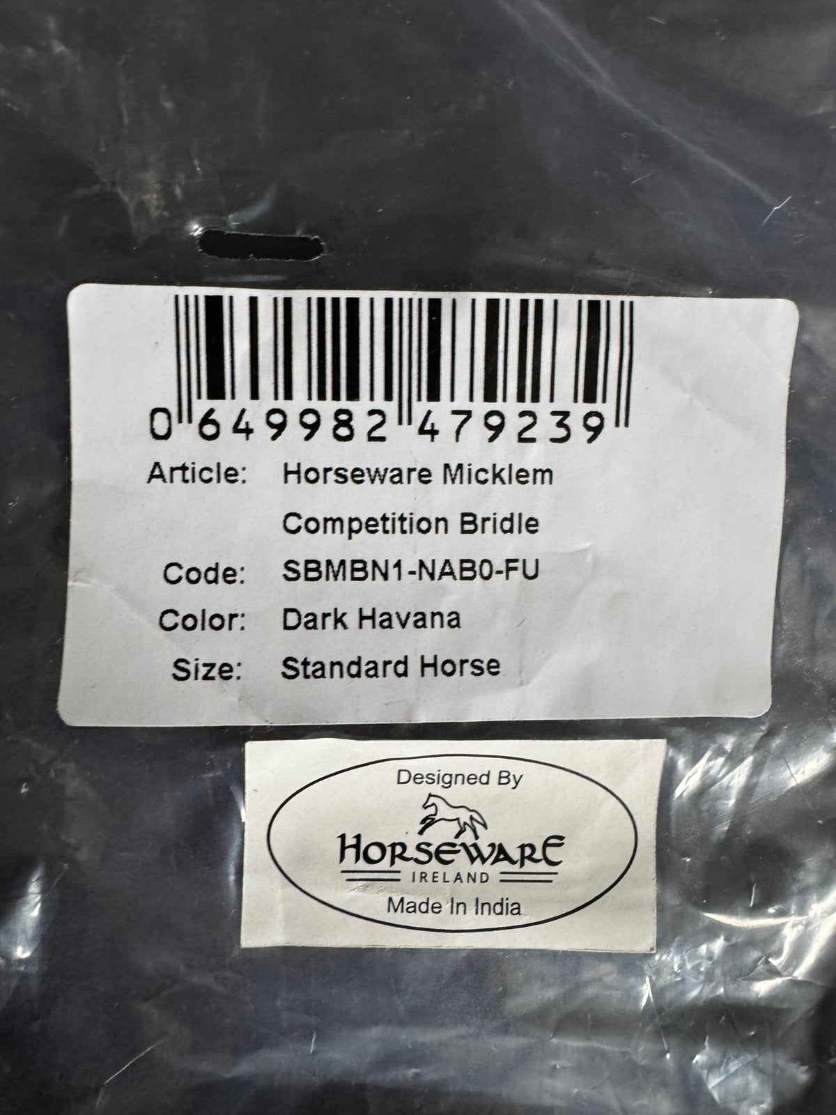 Horseware Mickle competition bridle, Ophalen of Verzenden, Nieuw, Cob