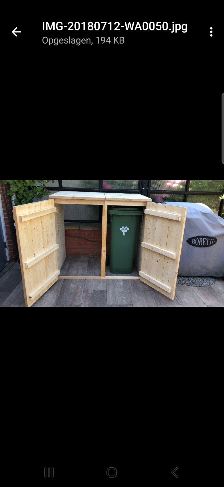 container ombouw, Ophalen of Verzenden