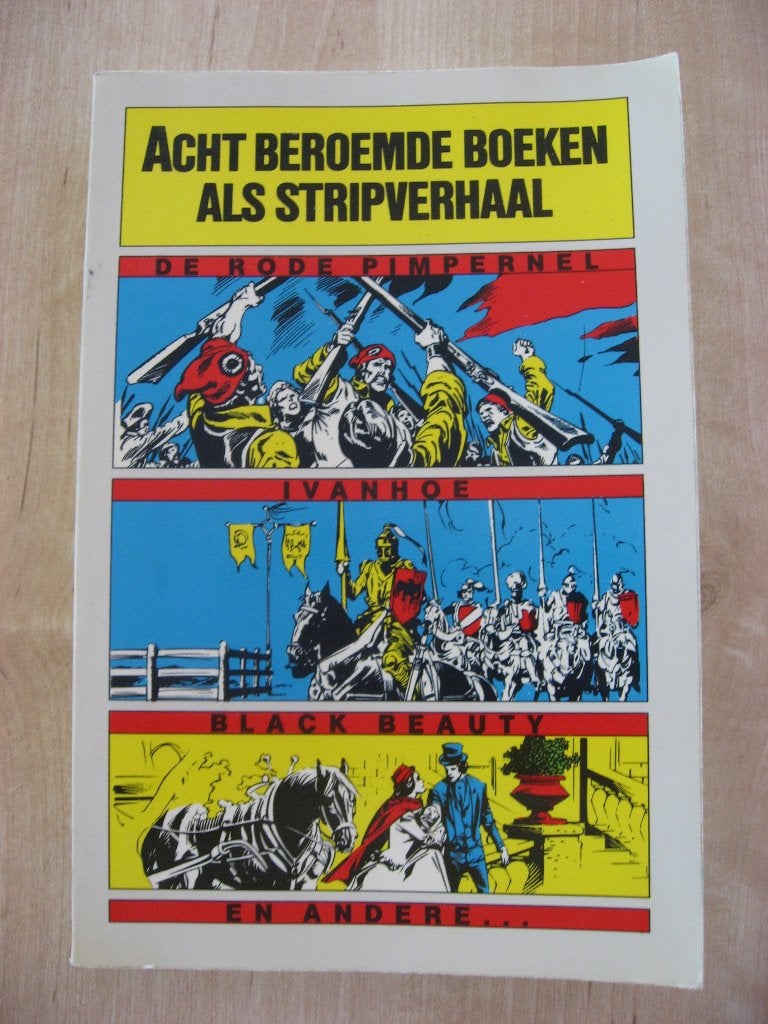 Acht beroemde boeken als stripverhaal. 1988., Boeken, Stripboeken, Eén stripboek, Ophalen of Verzenden, Gelezen
