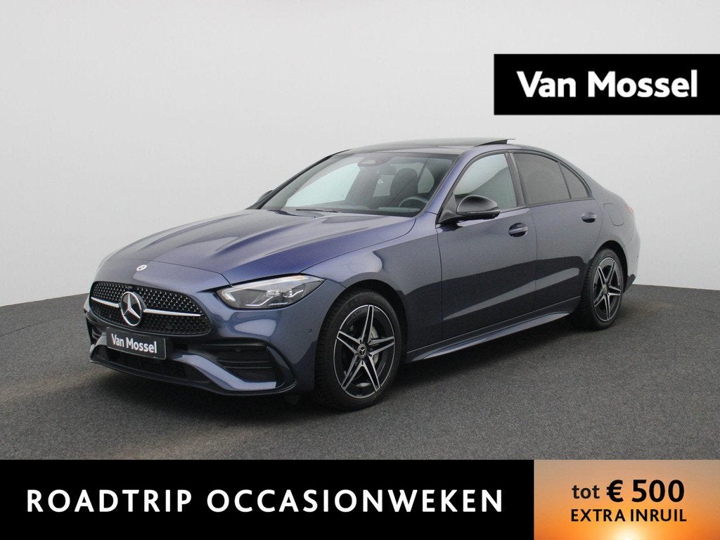 Mercedes-Benz C-klasse 300 e AMG Line | Automaat | Panoramad, Auto's, Mercedes-Benz, Bedrijf, Te koop, C-Klasse, 360° camera, ABS