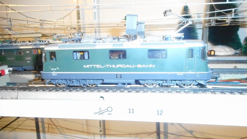 HAG 272 Zwitserse metalen loc Re 4/4II MThB top ovp Marklin, Hobby en Vrije tijd, Modeltreinen | H0, Wisselstroom, Locomotief