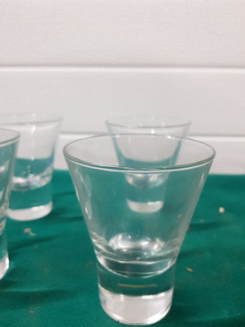 Shot glazen groot 6x, Verzamelen, Glas en Borrelglaasjes, Ophalen of Verzenden, 'T Olde Gre-j, Info@toldegrej.nl, Endepoelstraat 20f Didam