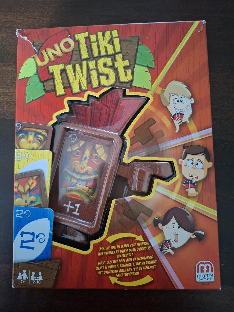 Spel - Uno Tiki Twist, Hobby en Vrije tijd, Gezelschapsspellen | Kaartspellen, Een of twee spelers, Ophalen, Gebruikt