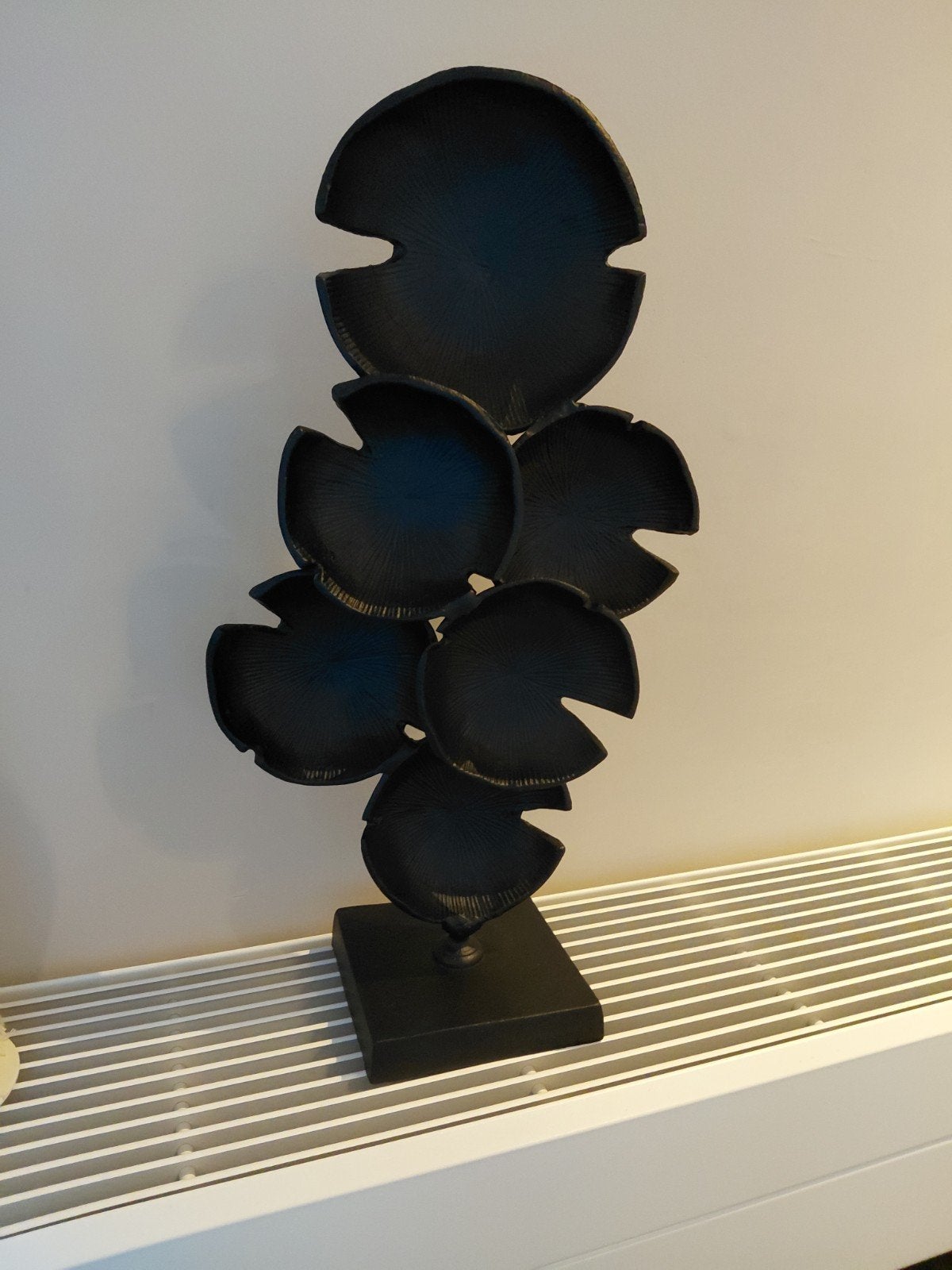 super mooi ornament, metaal, zwart, Huis en Inrichting, Woonaccessoires | Overige, Ophalen of Verzenden, Zo goed als nieuw, Zwart