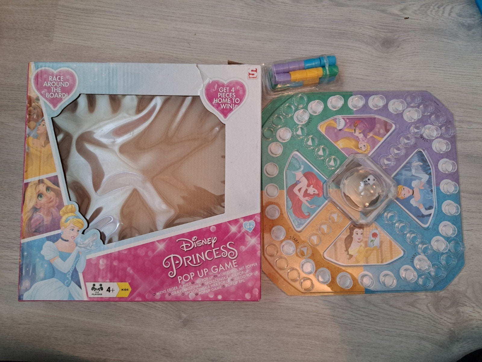 Disney Princess pop up spel mens-erger-je-niet, Hobby en Vrije tijd, Een of twee spelers, Ophalen of Verzenden, Sambro